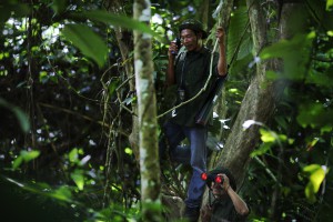 Rangers patrolling the Ulu Masen forest in Aceh, Indonesia